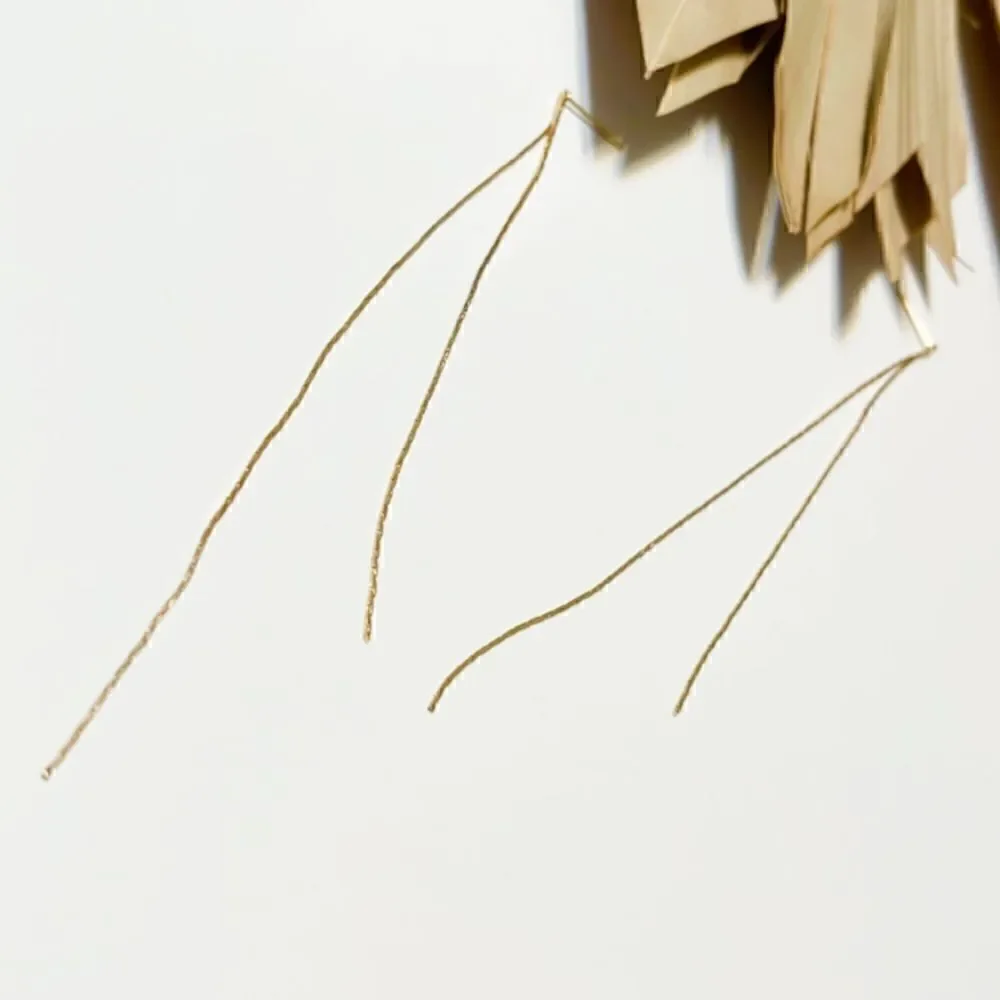 tassel drop earrings  #264